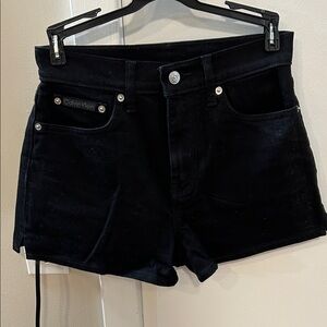 Calvin Klein Women's Black Denim Shorts